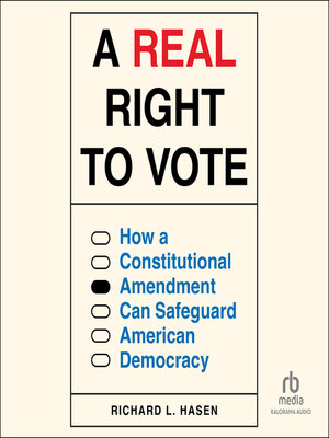 cover image of A Real Right to Vote